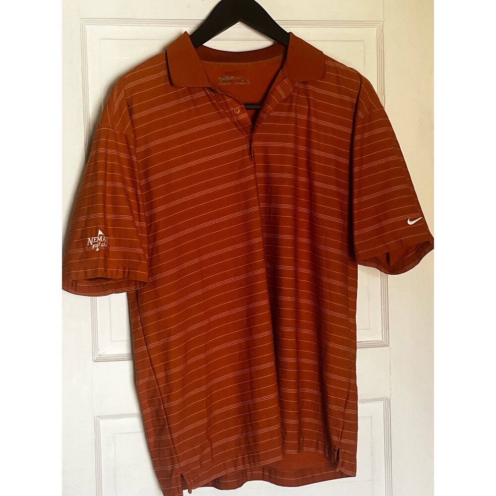 Nike Fit Dry Polo w/Nemadji Golf Club logo